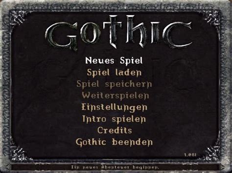 Screenshot Of Gothic Windows 2001 MobyGames