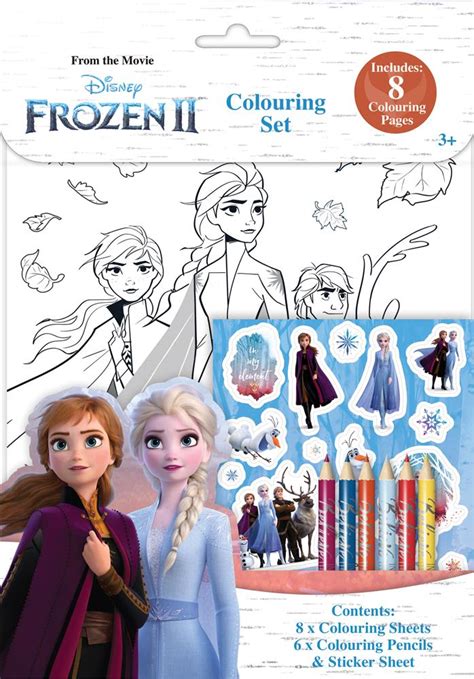 Disney Frozen 2 Kids Colouring Set - Bargain WholeSalers