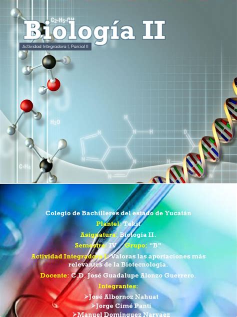 Actividad Integradora I Parcial Ii Pdf Ingeniería Genética Sistema Inmune