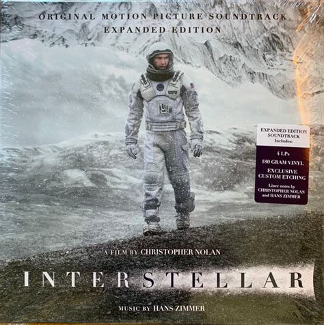 Hans Zimmer Interstellar Original Motion Picture Soundtrack 4 X Vinyl Expanded Edition