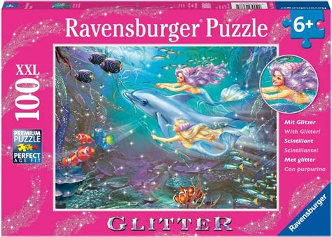 Ravensburger Peque As Sirenas Rompecabeza Con Glitter De Piezas