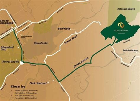 Park View City Islamabad Map (UPDATED) Project Details | NOC | location ...