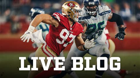 Seattle Seahawks Vs San Francisco 49ers Week 4 Live Blog