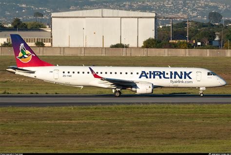 Zs Yak Airlink Embraer Erj 190ar Erj 190 100 Igw Photo By Paul Hüser