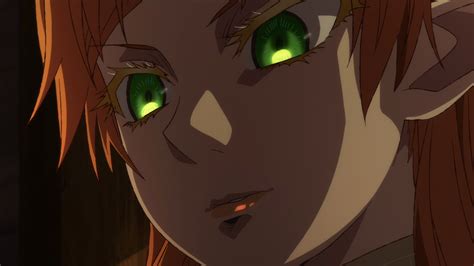 Green Eyes Face Blonde Isekai Ojisan Elf Isekai Ojisan Anime