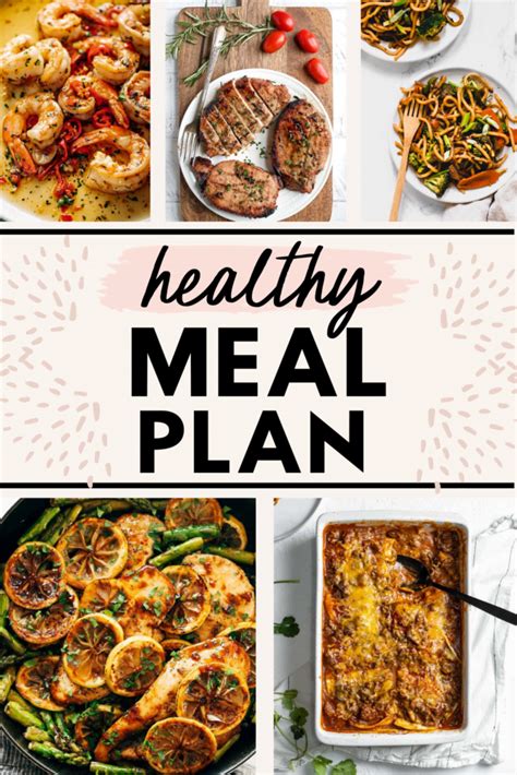 Healthy Weekly Meal Plan October Lowcalicious