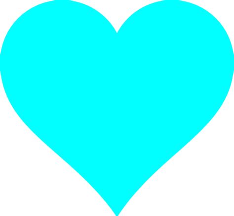 Aqua Heart Clip Art At Vector Clip Art Online Royalty Free