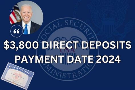 3 800 Direct Deposits For Social Security SSI SSDI VA By SSA 2024