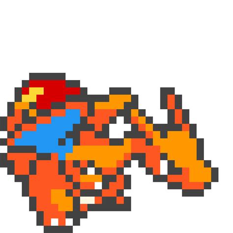 Pixilart Charizard Pixel Art By Starleondx