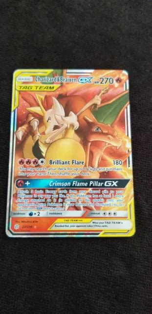 Charizard Braixen Gx Mint Ultra Rare Cosmic Eclipse Hot Sex Picture