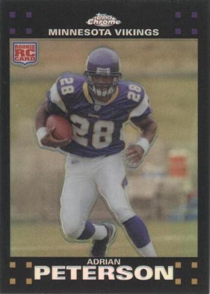 Topps Chrome Refractor Tc Adrian Peterson Rc For Sale