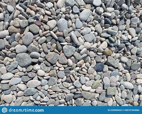 Belos E Coloridos Seixos Marinhos Pedras De Praia Imagem De Stock