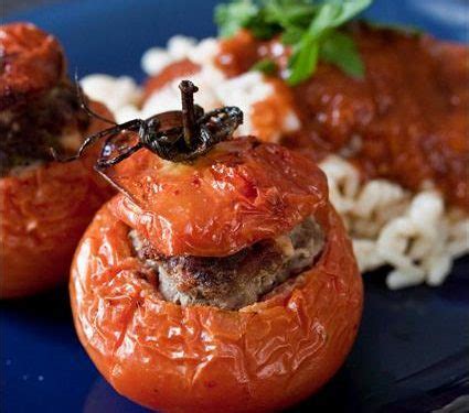 tomates farcies ( maison ) riz créole - Le Tourasse