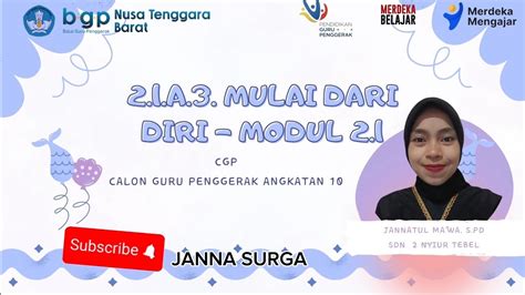 A Mulai Dari Diri Modul Pembelajaran Berdiferensiasi Youtube