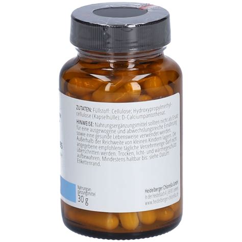 Vitamin B Pantothens Ure Kapseln St Shop Apotheke