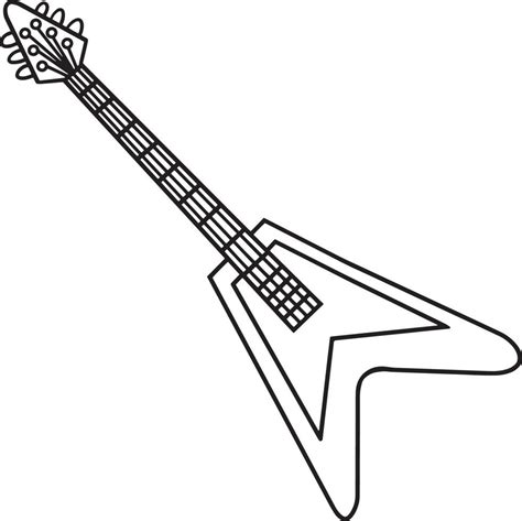 Guitarra Para Colorear