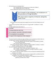 Module Taxation Remunerations Fbt Docx Fbt Provisions