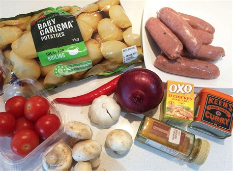 Curried Sausage Tray Bake Recipe Mumslounge
