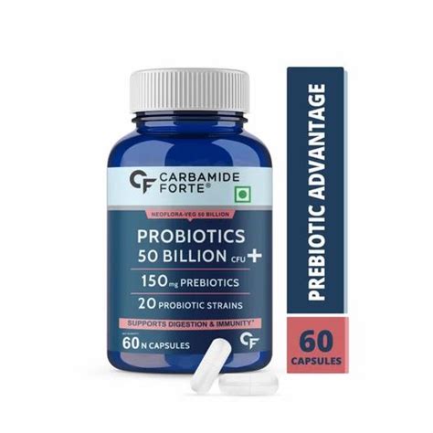 Probiotics Supplement 50 Billion For Women And Men 60 Veg Capsules At Rs 532 5 Bottle