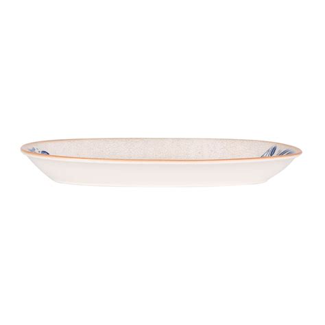 Platou Oval Gourmet Portelan X Cm Laudum Bonna Kitchenshop