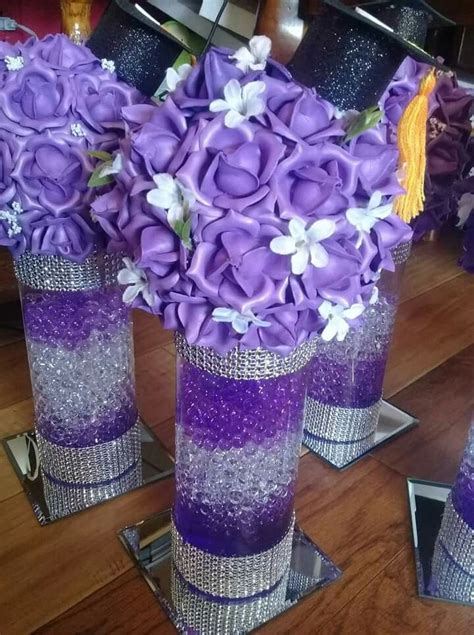 Bling Centerpiece Sweet 16 Centerpieces Sweet 16 Decorations Quince