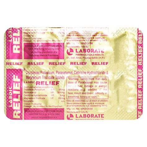 Labdic Relief Tablet 10s Price Uses Side Effects Netmeds