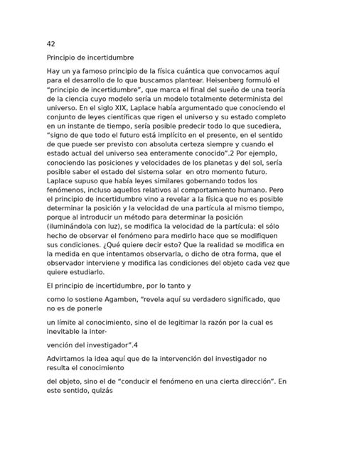 Principio De Incertidumbre Pdf Principio De Incertidumbre Filosofía