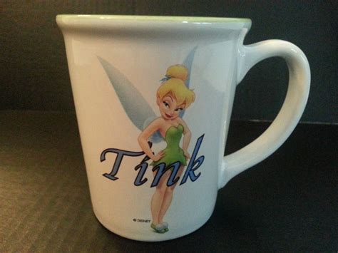 Xl Mug Tink Tinkerbell Disney Store White Disney Mugs Mugs