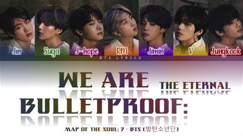 Bts We Are Bulletproof The Eternal Color Coded Lyrics Han