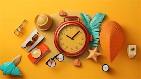 premium ai image  clock   time