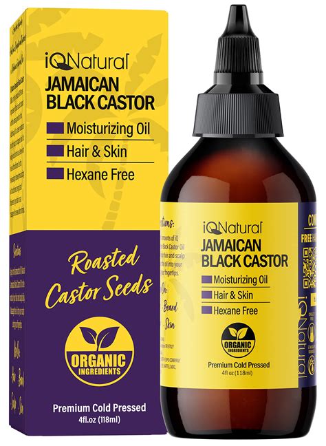 Buy Iq Natural Jamaican Black Castor Oil For Hair Growth Hair Oil