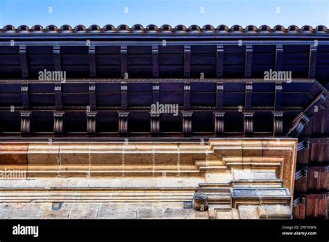 Colonial architectural features in Oviedo, Spain Stock Photo - Alamy