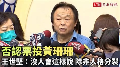 否認「支持陳時中 票投黃珊珊」一說 王世堅：除非人格分裂─影片 Dailymotion