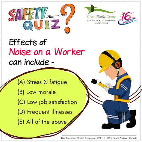 Safety Course Training And Consultancy Services Health And Safety Quiz