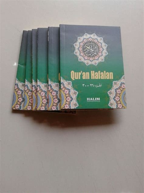 Qur An Hafalan Mushaf Halim Per Juz Set Jilid