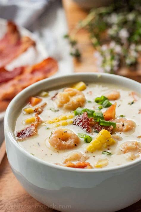 Shrimp And Corn Chowder Eat Dessert Snack