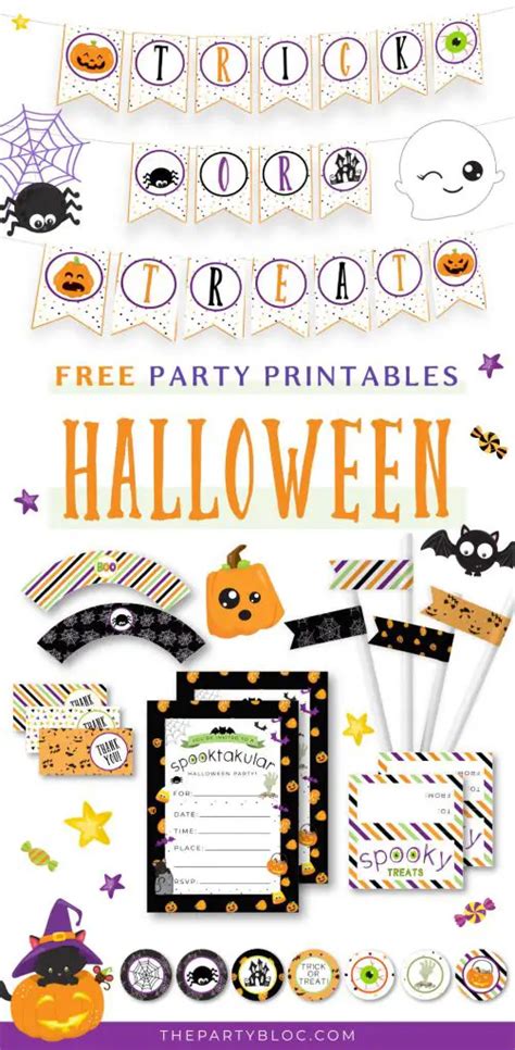 Free Halloween Party Printables For a Spooky Time! - The Party Bloc