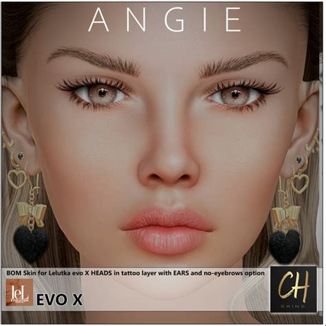 Second Life Marketplace [chskins] Angie Vanilla Skin Lel Evo X Add Me