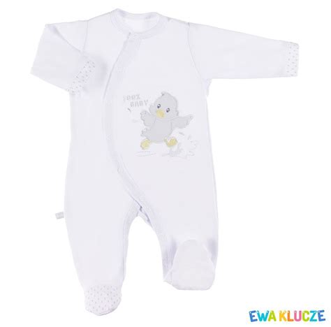 Pajac bawełniany NEWBORN Ewa Klucze niebieski 45576 Rafjolka pl