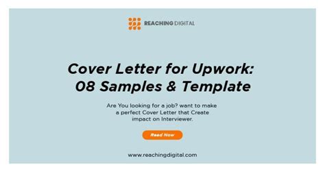 Cover Letter For Upwork Samples Template Reaching Digital