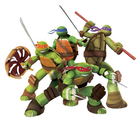 The Turtle Squad! Render by JPNinja426 on DeviantArt