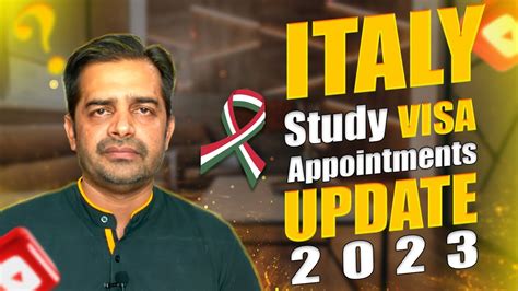 Italy Study Visa Update 2023 Appointments For Islamabad Embassy