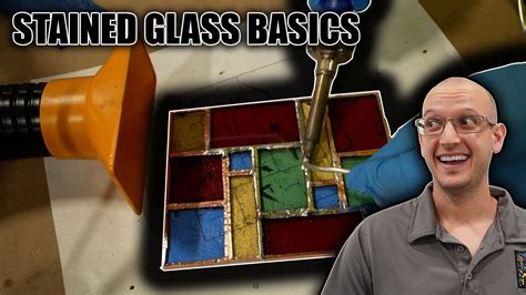 Stained Glass Basics How To Copper Foil A Beginner Panel YouTube