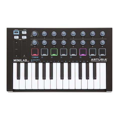 Arturia Minilab Mk2 Black Midi Keyboard 25 Key Dj City