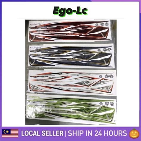 Yamaha Egolc Ego Lc Ego Lc Stiker Sticker Body Stripe Cover Set