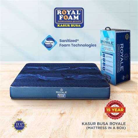 Jual Royal Foam Kasur Busa Royale Mattress In A Box Free Ongkir