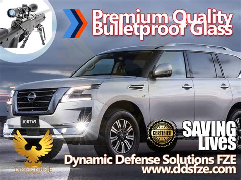 Bulletproof Glass For New Armored Nissan Patrol Y62 Suv