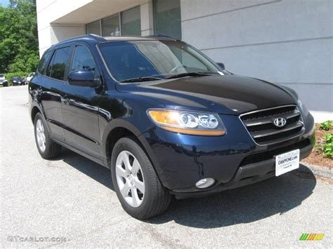 2008 Deepwater Blue Hyundai Santa Fe Limited 4wd 10840178 Gtcarlot