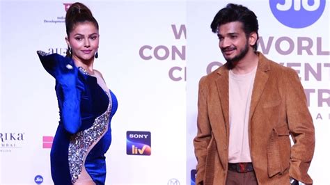 Munawar Faruqui Rubina Dilaik Karan Johar At Red Carpet Of 71st Miss