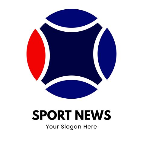 sport news icon ball logo. creative logo design concept 9249704 Vector Art at Vecteezy